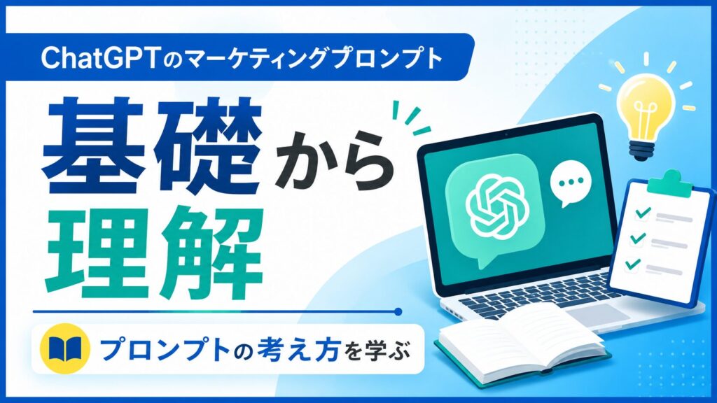 ChatGPTのマーケティングプロンプト基礎