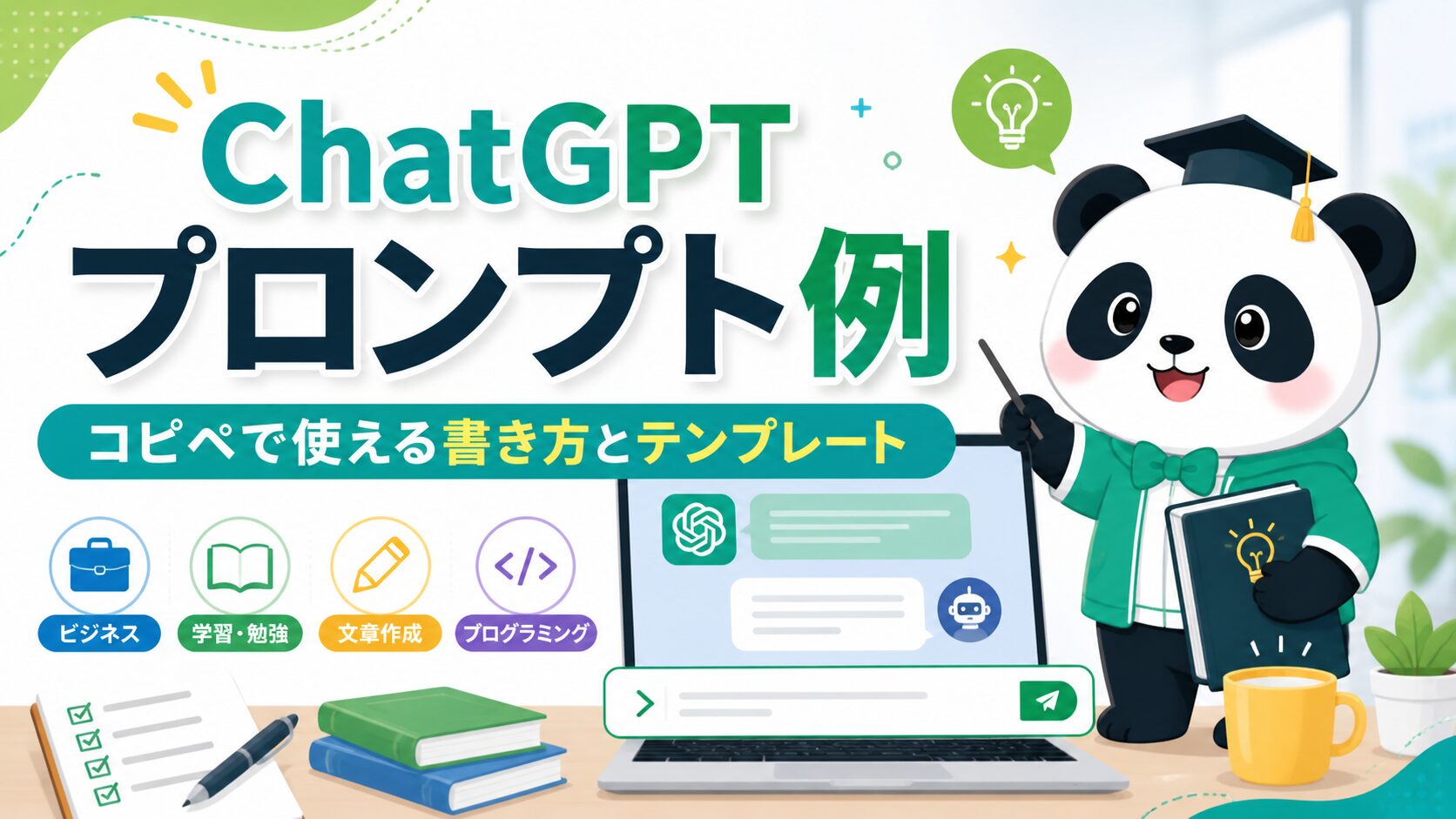ChatGPTのプロンプト例を厳選｜コピペで使える実例集