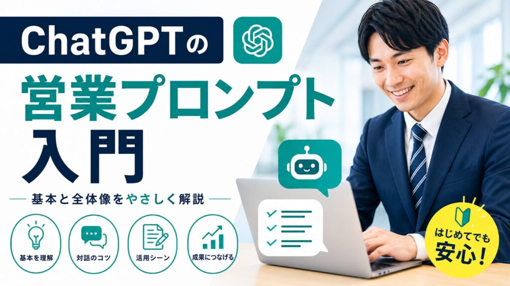 ChatGPTの営業プロンプト入門