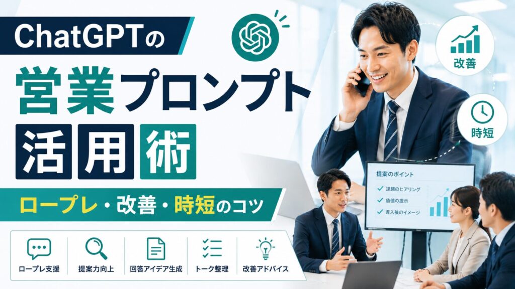 ChatGPTの営業プロンプト活用術
